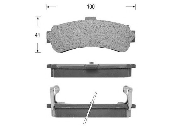 D1205 Brake  Pads