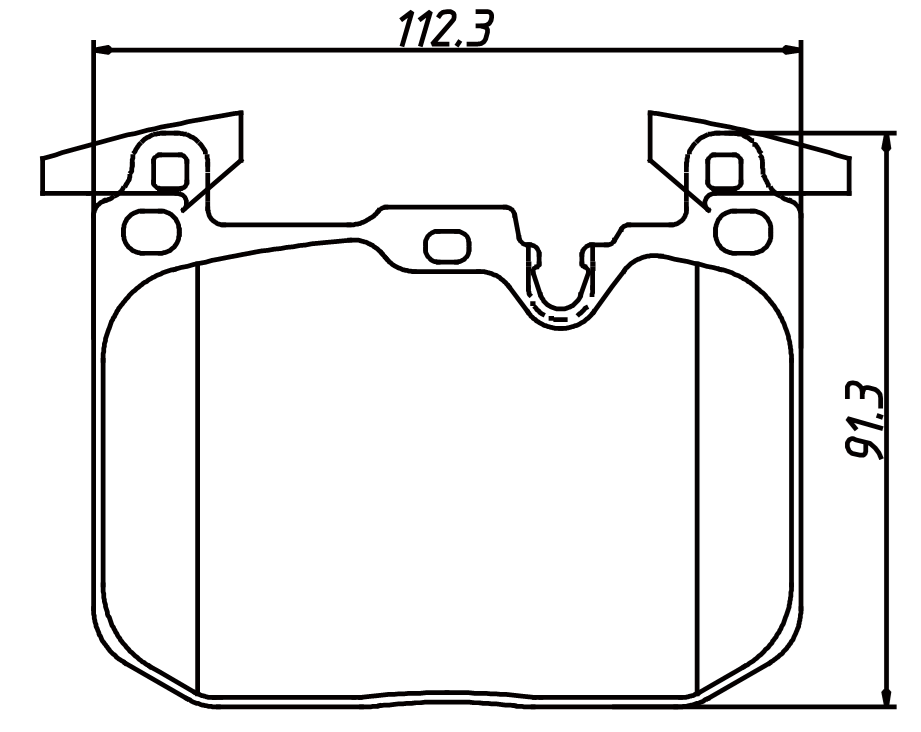 Best brake pads in afterMarket D1609 for BMW 228i 320i 328i 428i 355i M235i 2016