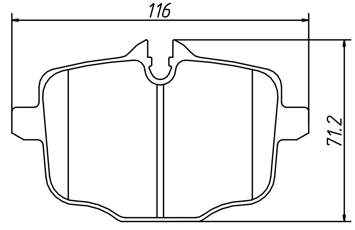 brake padD1469 for BMW 550i xDrive 2011-2015 640i 650i M5 2013-2014 M6 Gran Coup