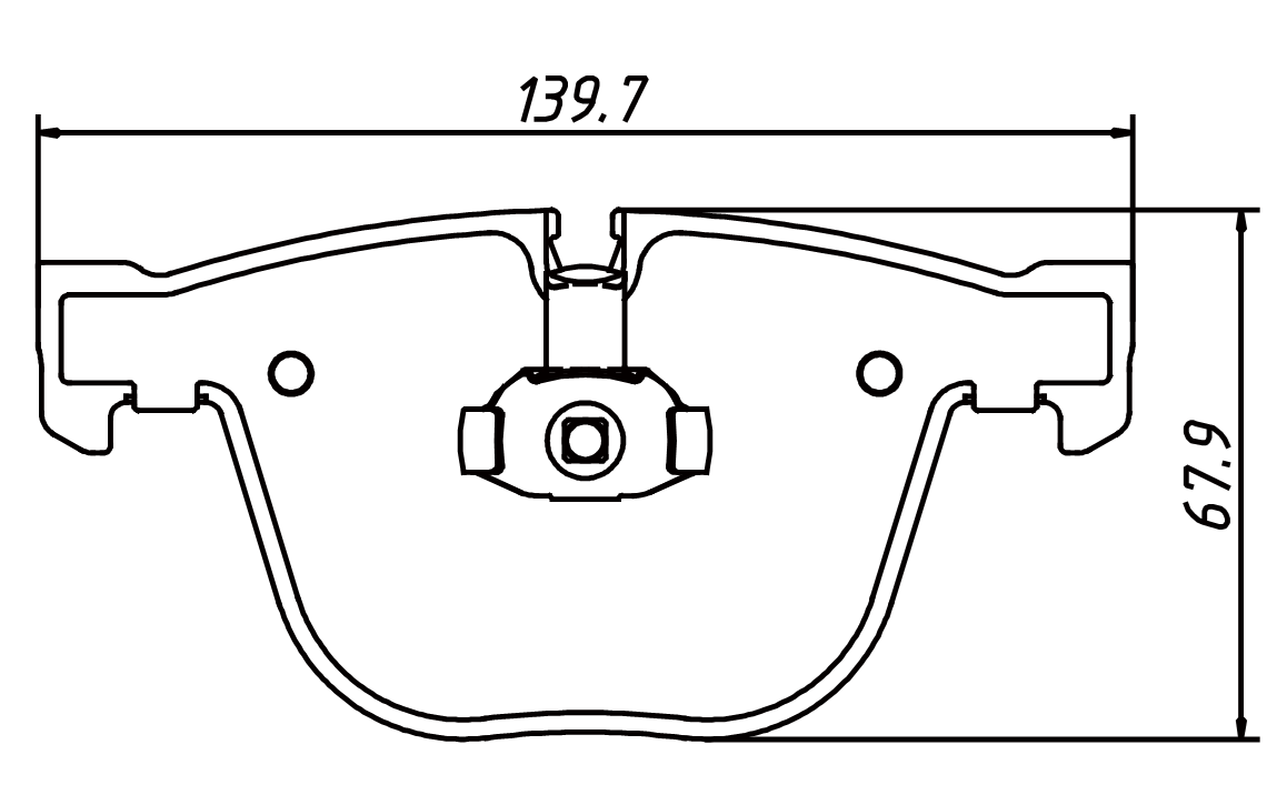 brake pad D919 for BMW 1 Series M 2011 535i 550i 740i 750i 760i X SERIES Alpina