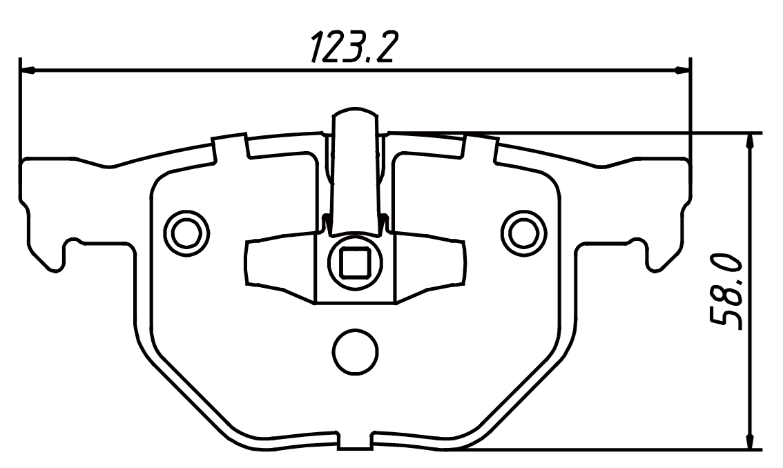 brake pad D1170 for BMW 330i 330xi 2006 335 SERIES X1 Truck xDrive35i 2012-2013