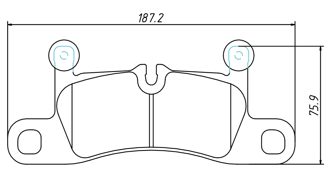 brake pad D1453 for PORSCHE 911 Convertible 2012- 911 Targa 2014- CAYENNE SERIES