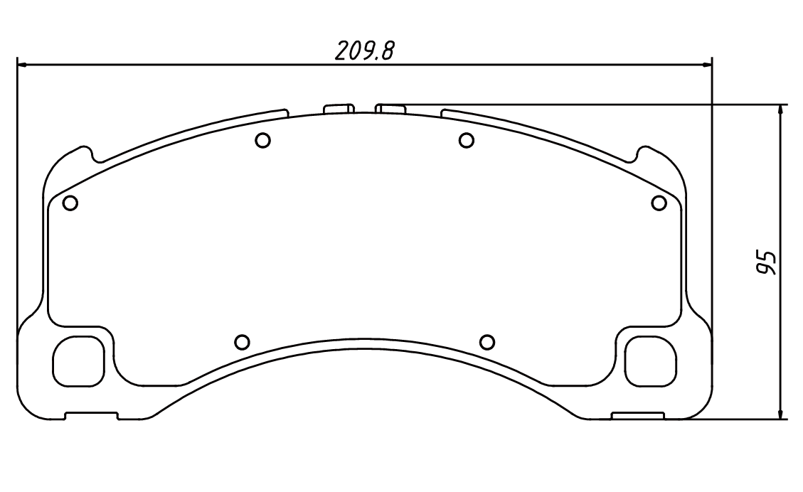 Ultra-low dust brake pad D1577 for PORSCHE Cayenne SERIES Panamera 2010-2013