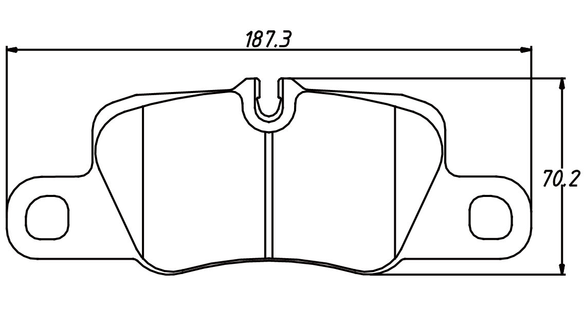 brake pad D1417 for PORSCHE 911 Convertible 2012- 911 Targa 2014- PANAMERA 2009-