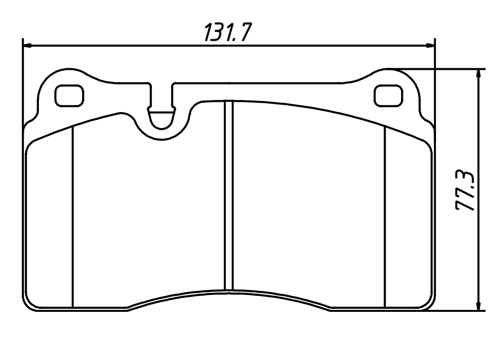 High OE compatibility brake pad D1129 for VW TOUAREG 2002-2018