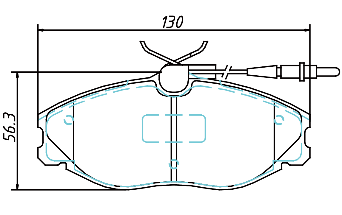 brake pad D1221 for CITREON Xsara 1997-2000 PEUGEOT 206 1999-2000 306 1993-2000