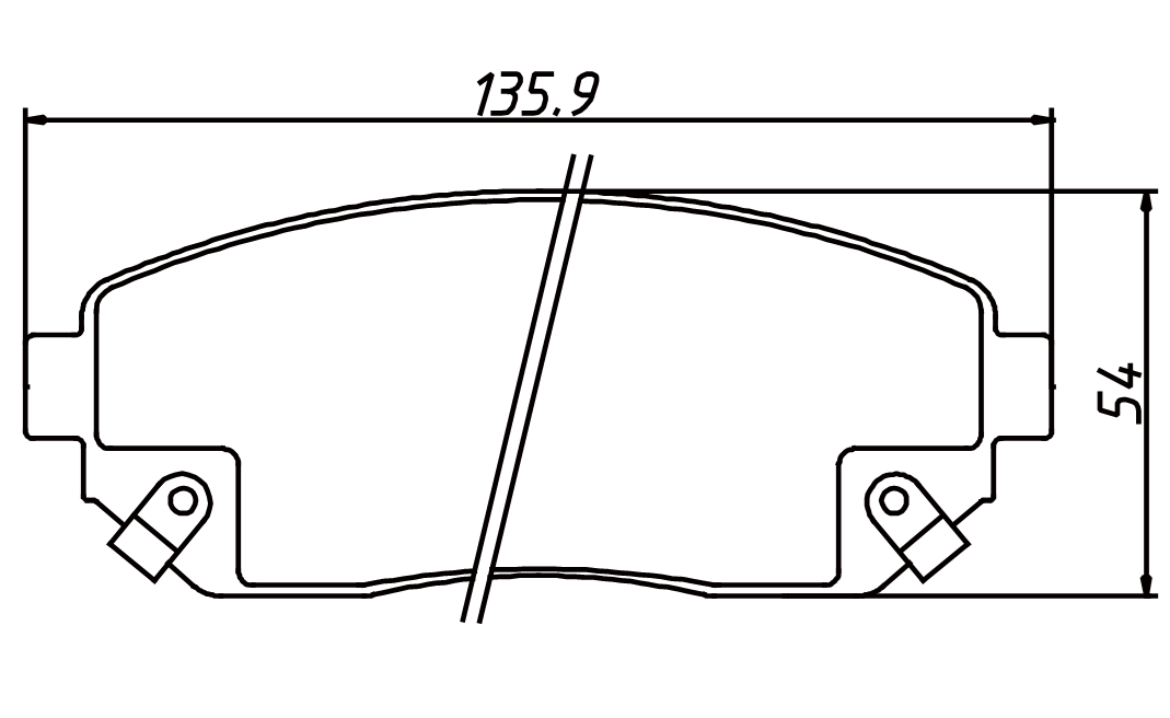 brake pad GDB7829 for CHANGAN CX30 Hatchback 2009-2012 CX30 Saloon 2010-