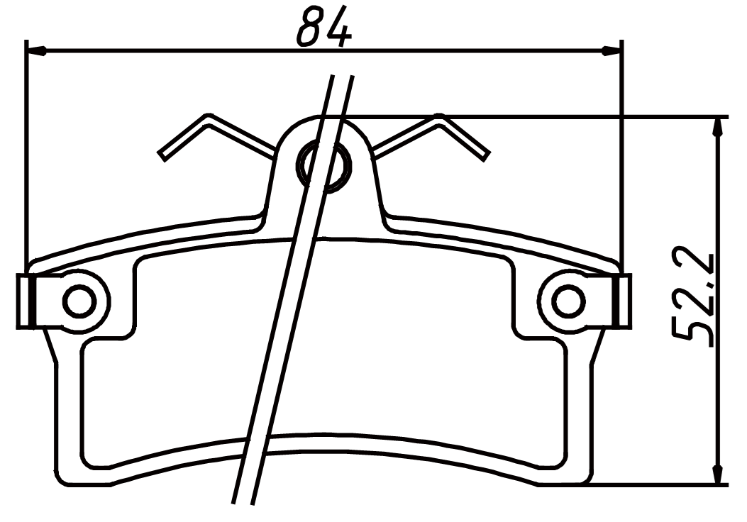 brake pad GDB7950 for CHANGAN ALSVIN 2012-2014 EULOVE MPV 2013-2015