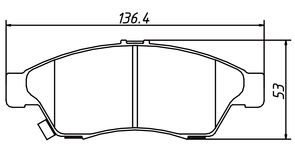 brake pad D1195 for SUZUKI LIANA Hatchback 2001-2007 Aerio 2006-2007