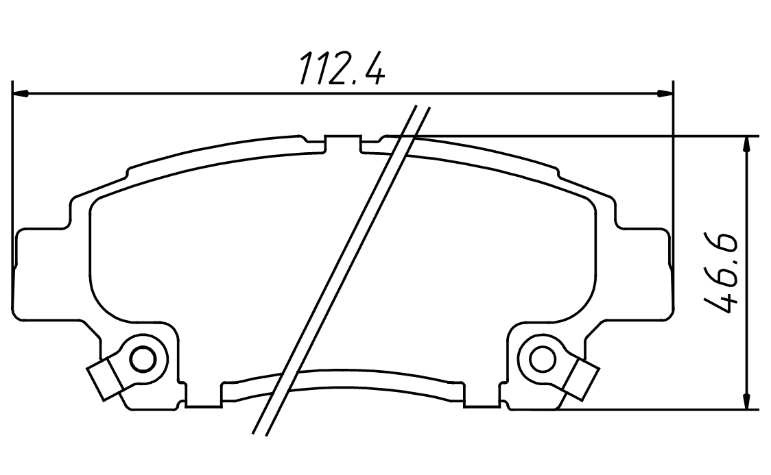 High OE compatibility brake pad D831 for TOYOTA Echo 2000