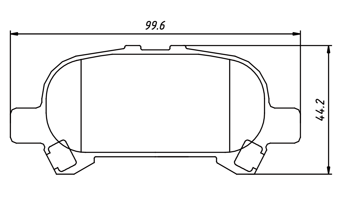 brake pad D828 for TOYOTA Avalon 2000-2007 Camry 6 Cyl 2000-2006