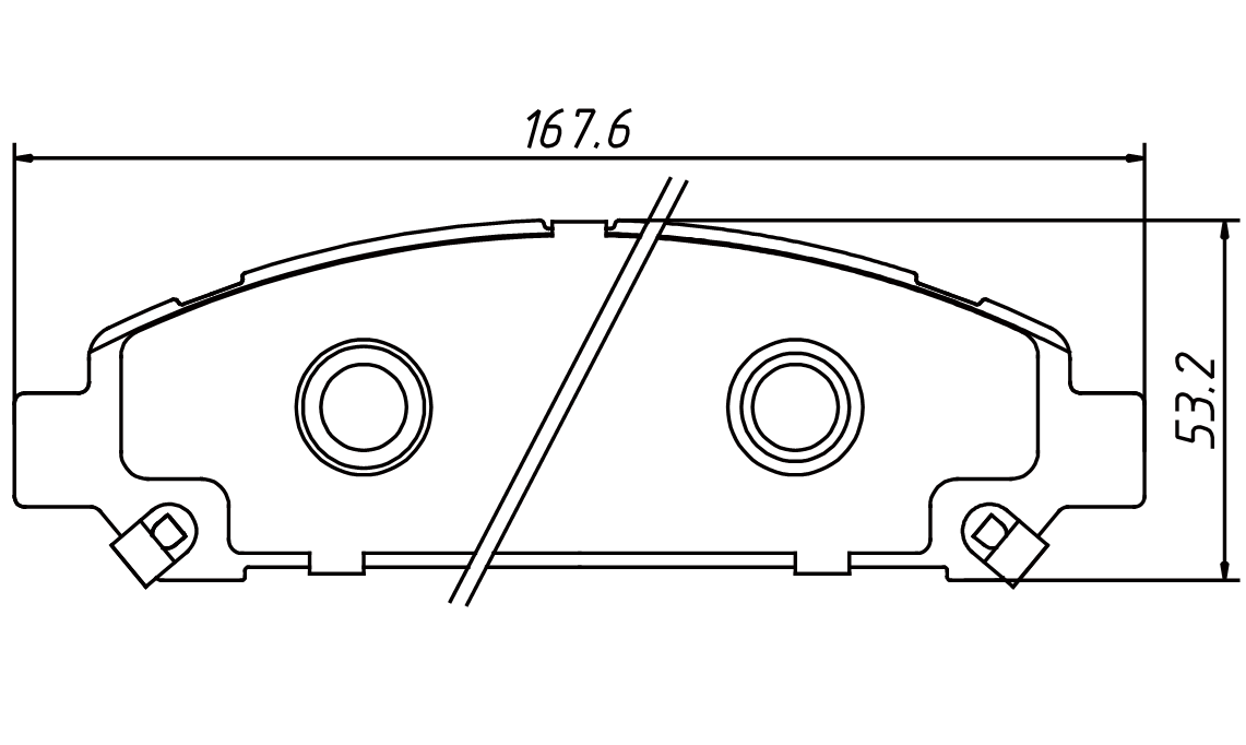 High OE compatibility brake pad D1401 for TOYOTA Venza 2009-2014