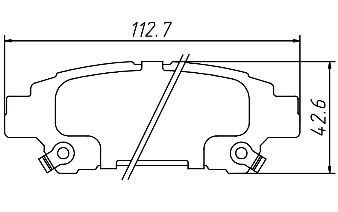 brake pad D995 for TOYOTA AVENSIS VERSO 2001-2011 PREVIA 2000-2006