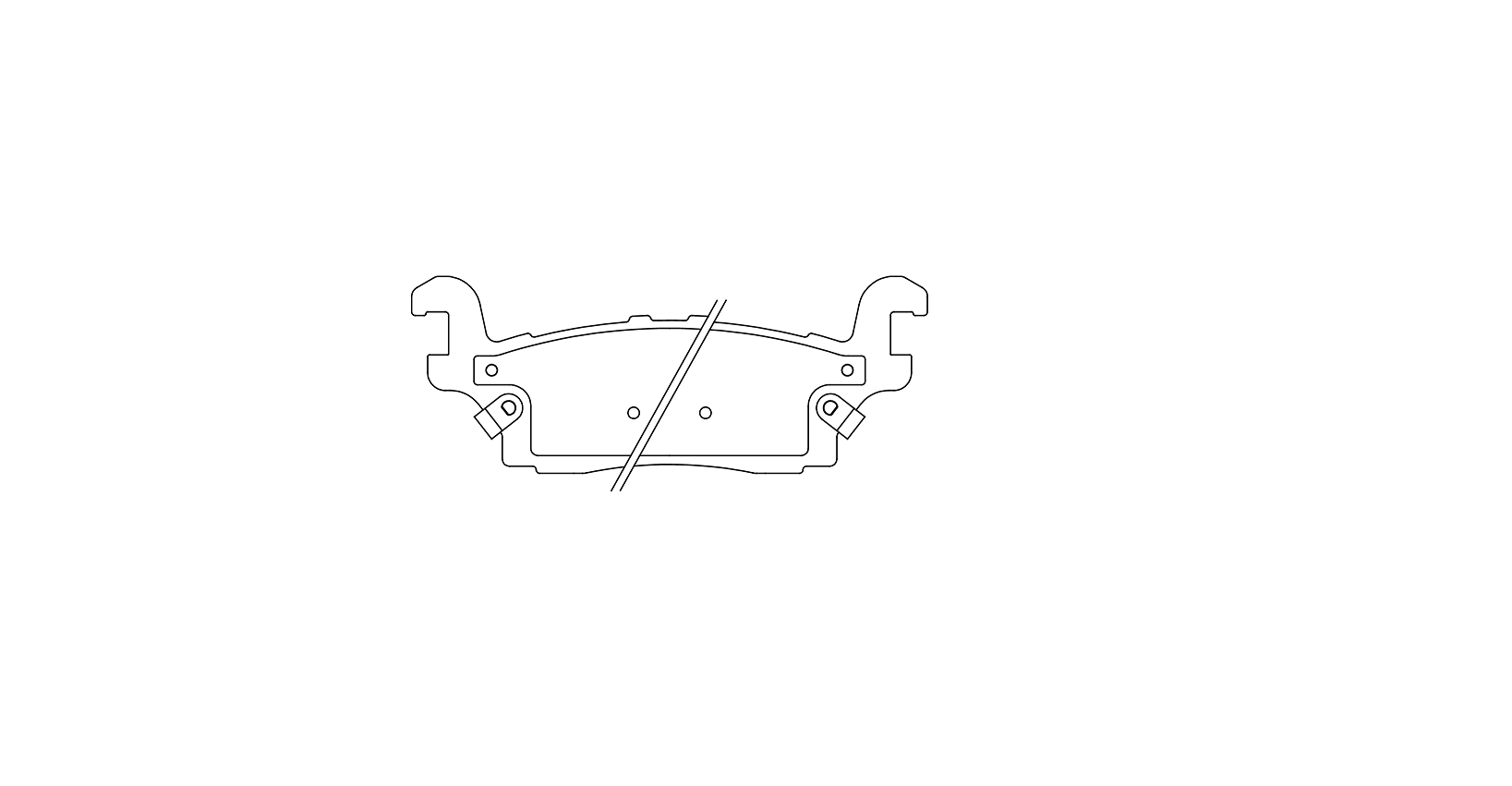 brake pad D1120 for HUMMER H3 2006-2010 H3T 2009-2010