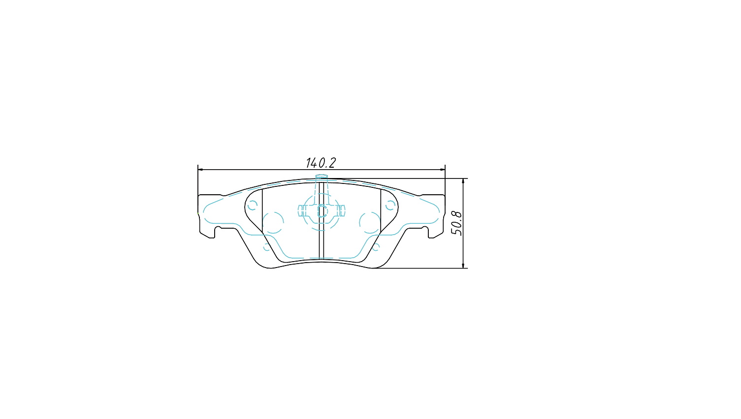 brake pad D1498 for DODGE TRUCK Durango 2011-2014 JEEP Grand Cherokee BRY Heavy