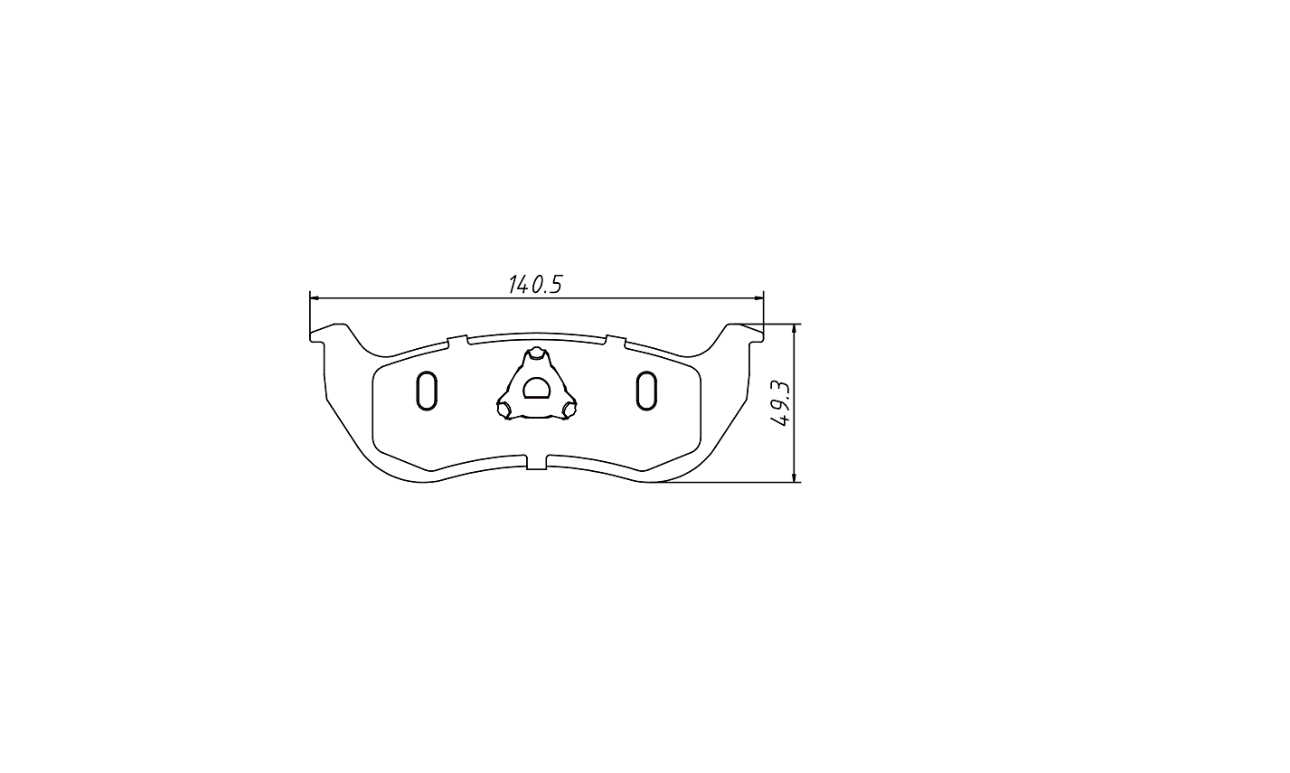 brake pad D981 for JEEP Liberty 2004-2007 JEEP Wrangler Unlimited 2004