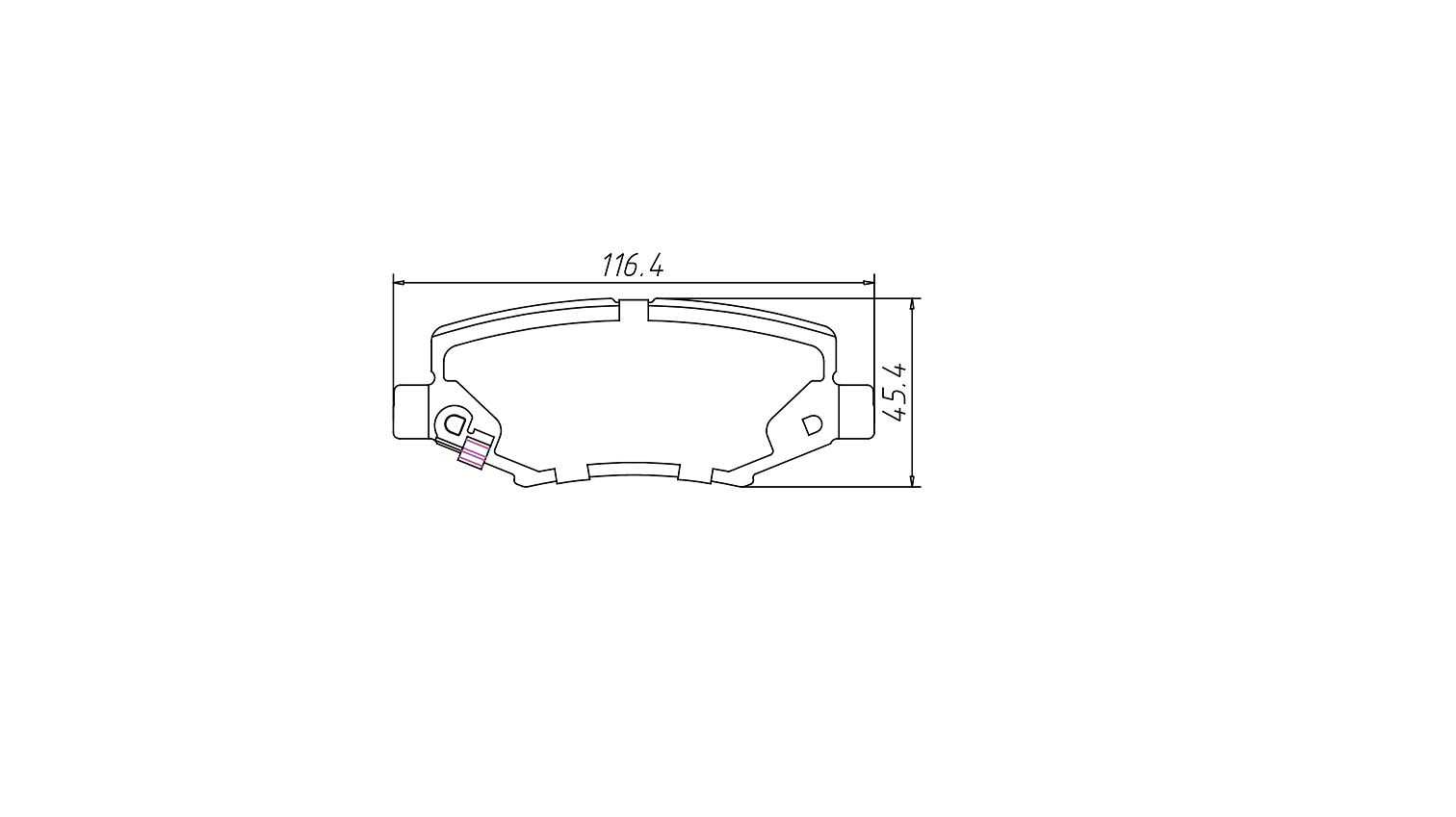 brake pad D1274 for DODGE Nitro 2007-2011 JEEP Liberty 2008-2012 Wrangler