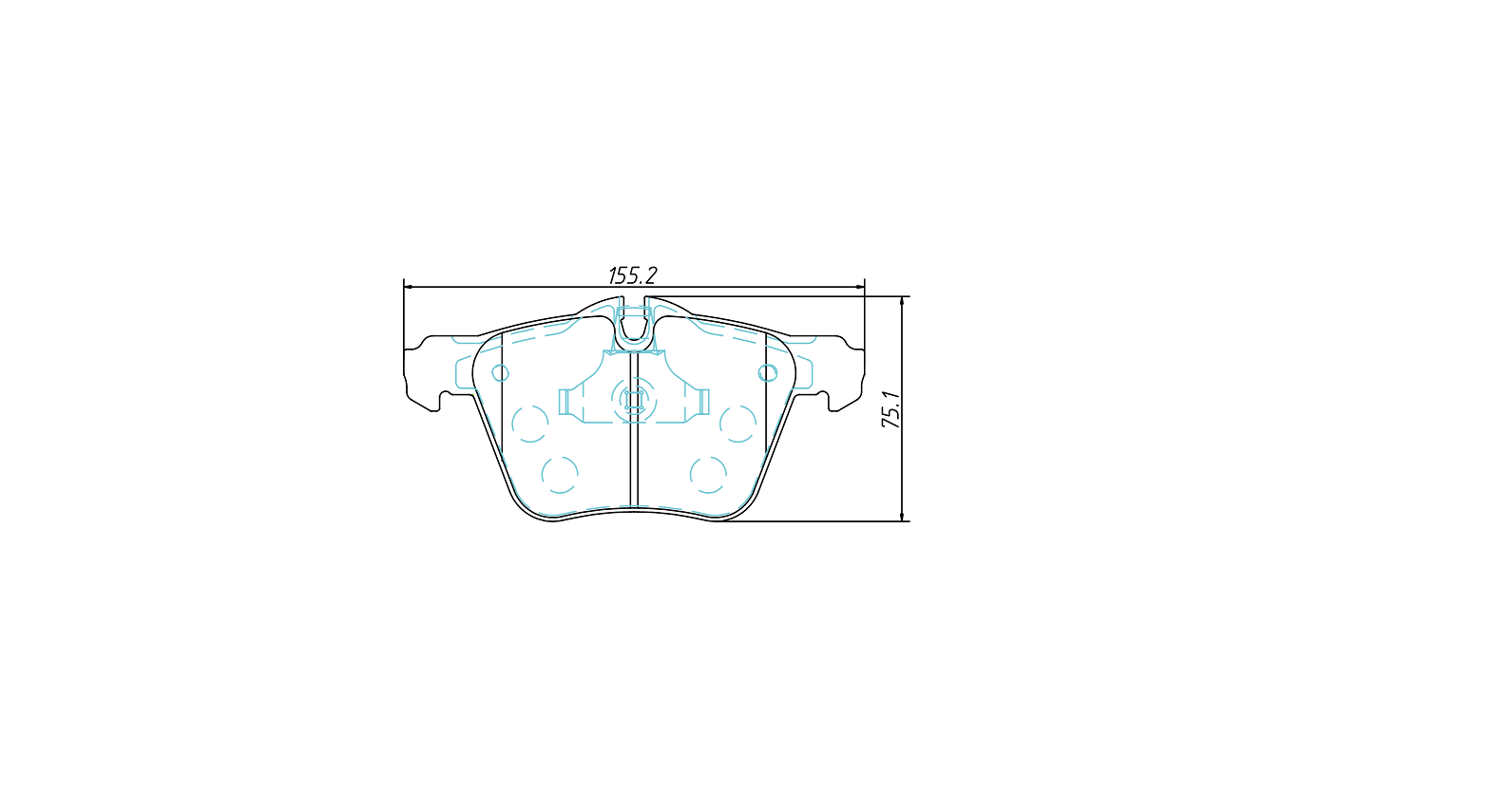 brake pad D1240 for JAGUAR S-Type R 2005-2008 Super V8 2005-2009 X SERIES