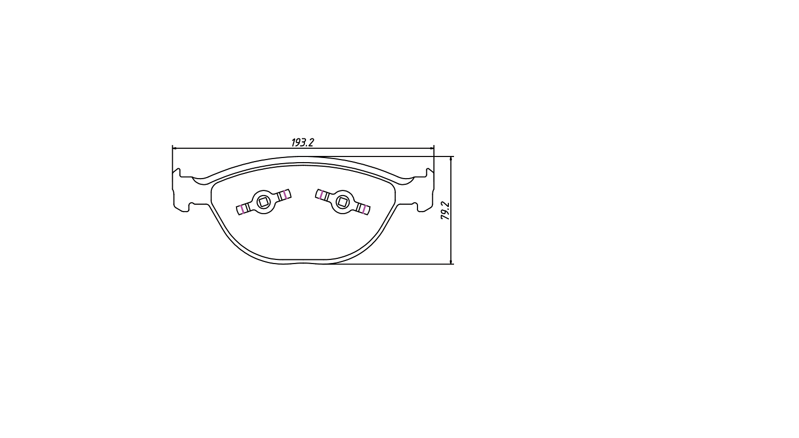 brake pad D1448 for JAGUAR XFR 2010-2014 XJR 2014 XKR 2010-2014 XF Supercharged