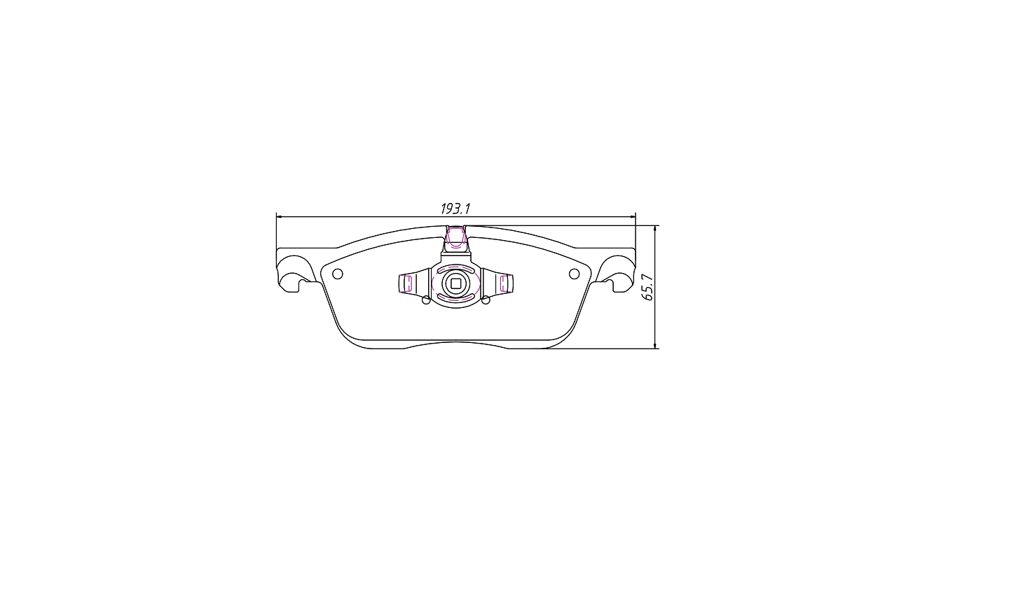 High OE compatibility brake pad D1838 for LAND ROVER Discovery Sport 2015-2016