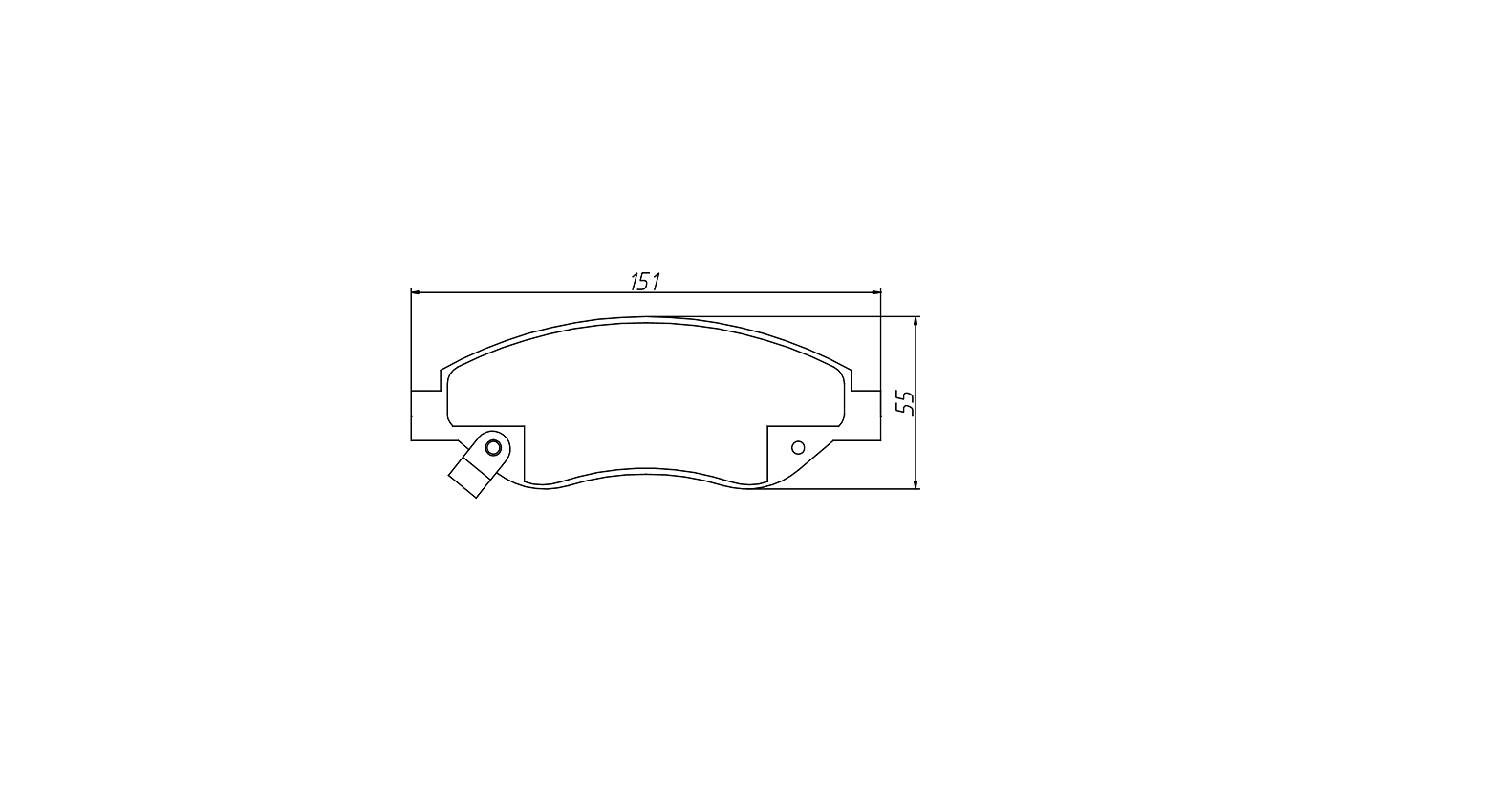 brake pad FDB1921 for OPEL CORSA D 2006-2014 VAUXHALL CORSA Mk III 2006-2014