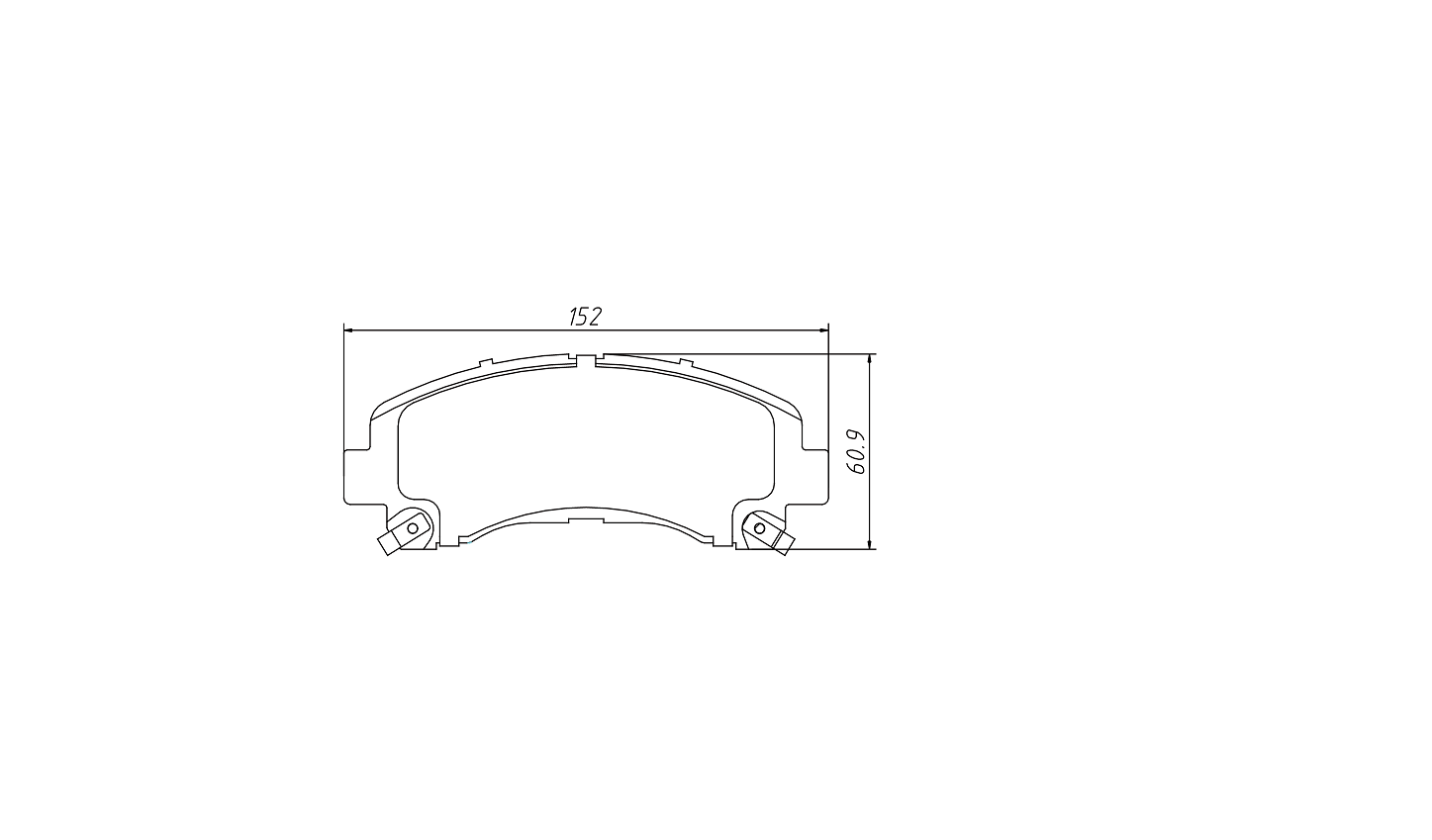 brake pad D1677 for CHEVROLET TRAILBLAZER 2012- ISUZU D-MAX 2002-2012 D-MAX II