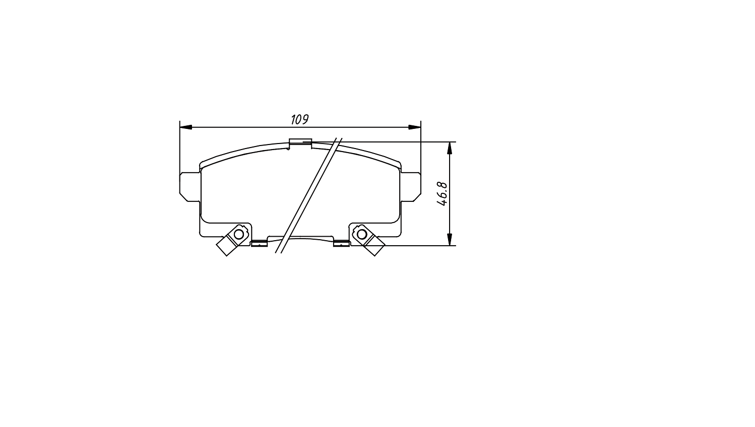 High OE compatibility brake pad GDB7817 for SUZUKI ALTO Hatchback 2009