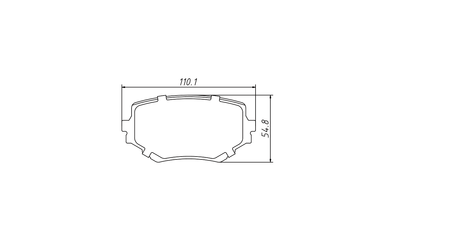 brake pad D680 for SUZUKI Grand Vitara 1999-2005 Sidekick Sport 1996-1998 XL-7 2