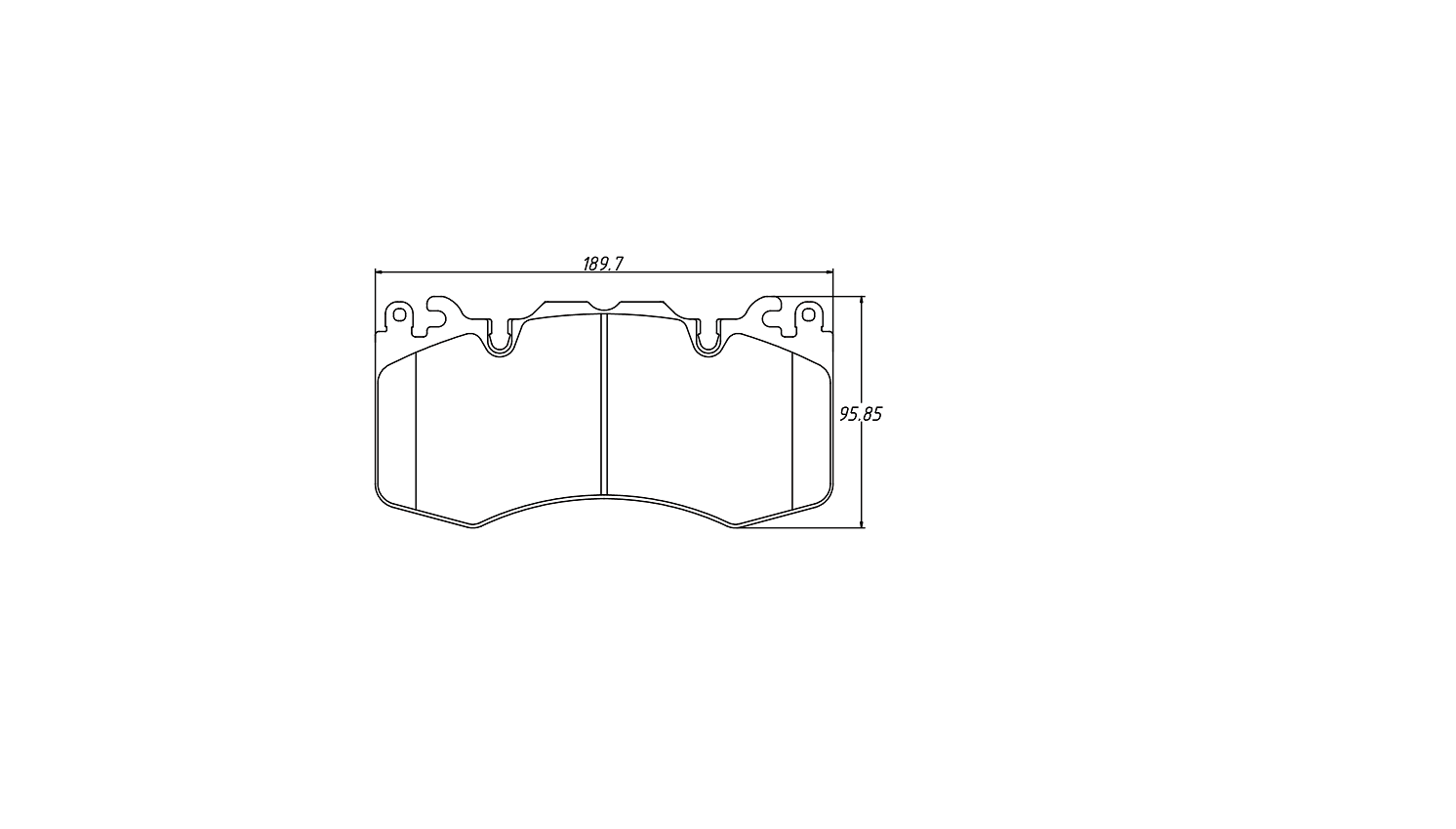 brake pad D1426 for LAND ROVER Range Rover Sport Supercharged 2010-2014