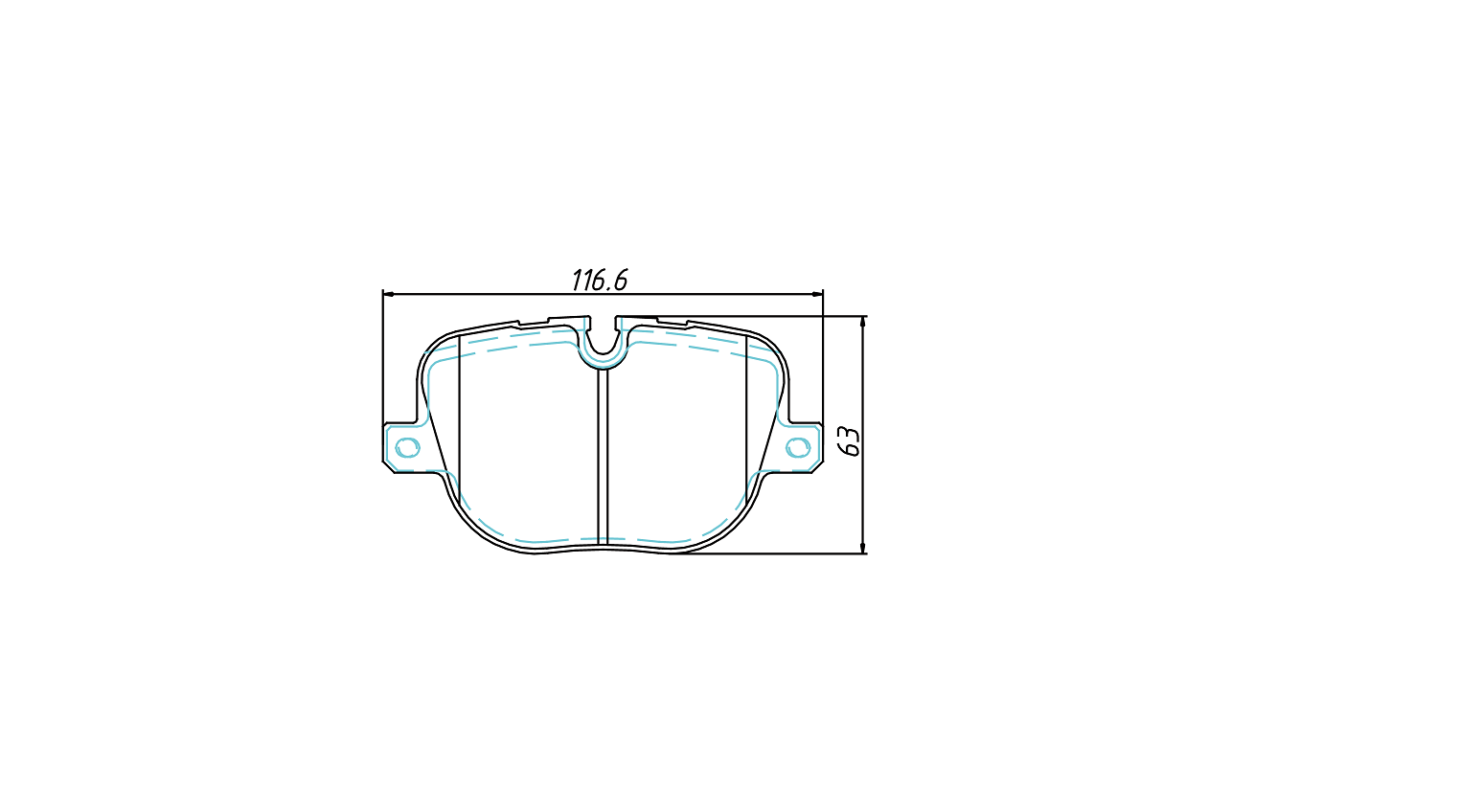 brake pad D1427 for LAND ROVER Range Rover Sport Supercharged 2010-2013
