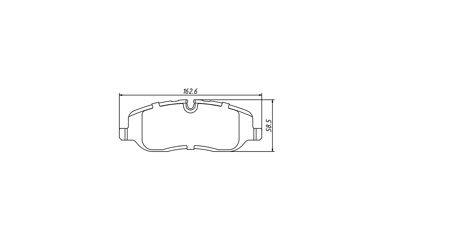 brake pad D1098 for LAND ROVER LR3 2005-2009 Range Rover 2006-2009