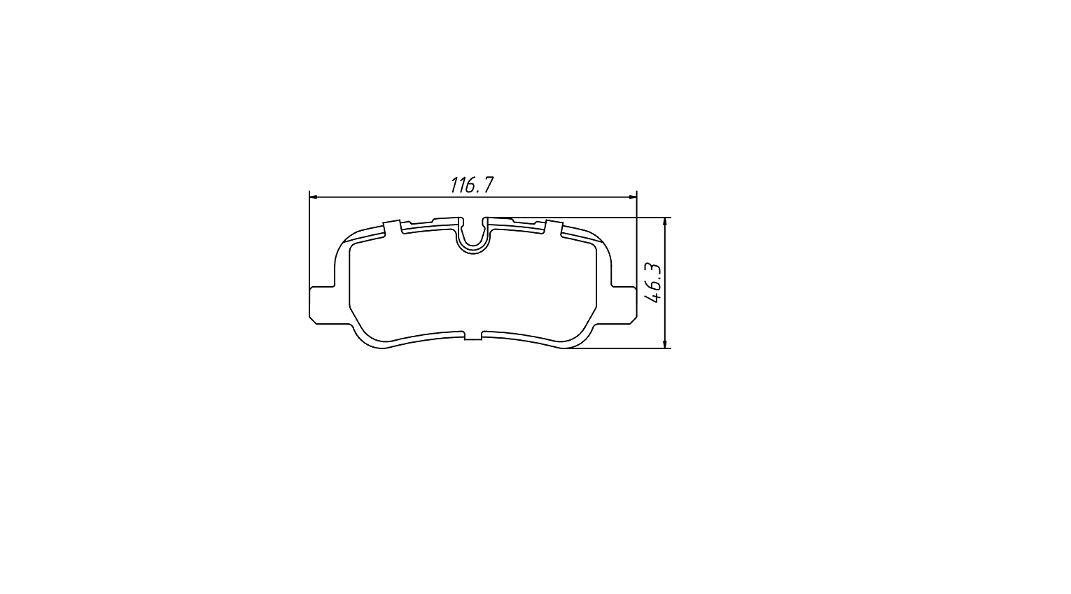 brake pad D1099 for LAND ROVER DISCOVERY 2004-2009 RANGE ROVER 2002-2013 LR3 LR4