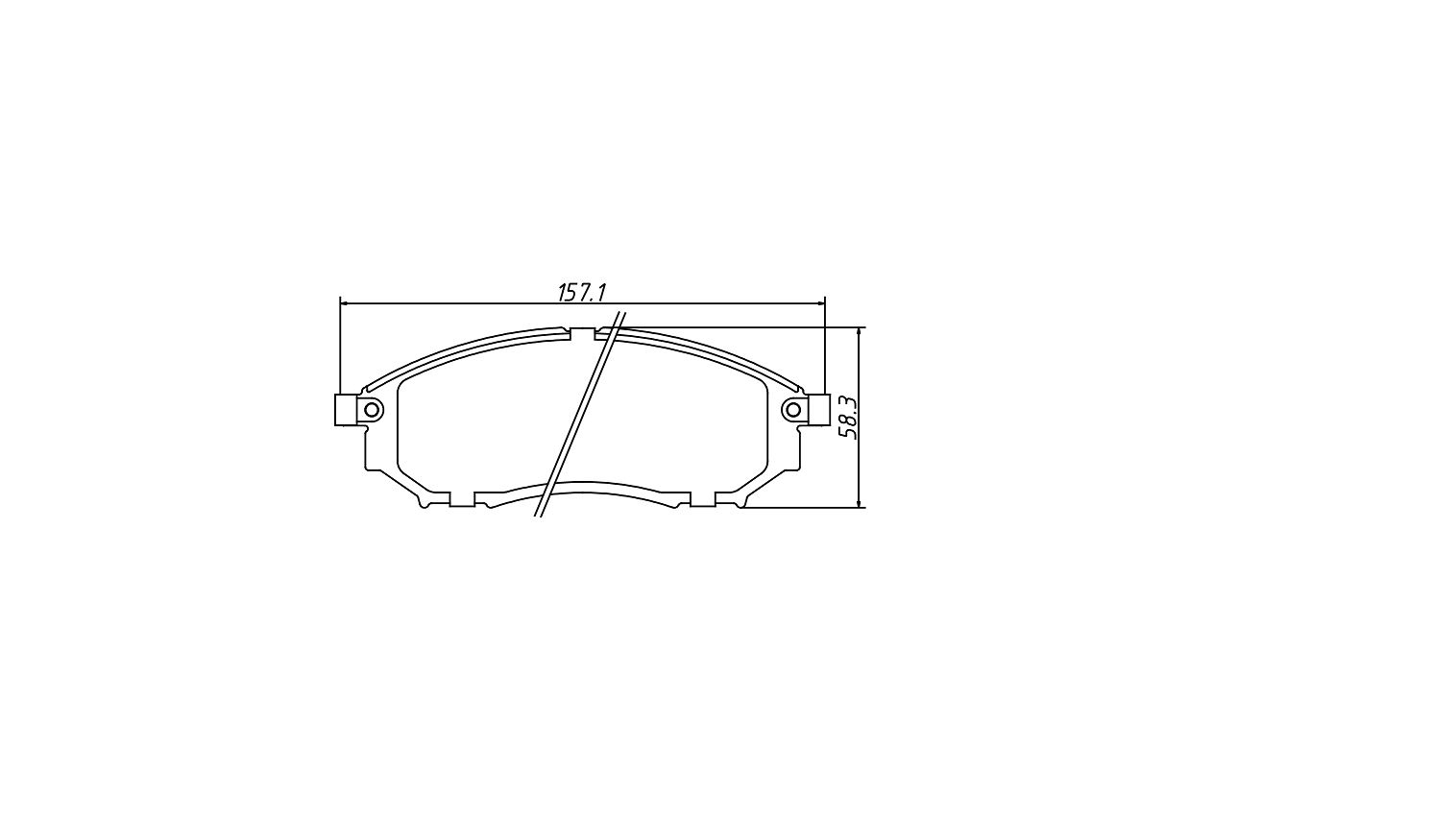 brake pad D888 for INFINITI E&F SERIES NISSAN MURANO NISSAN NP300 NAVARA PATHFIN