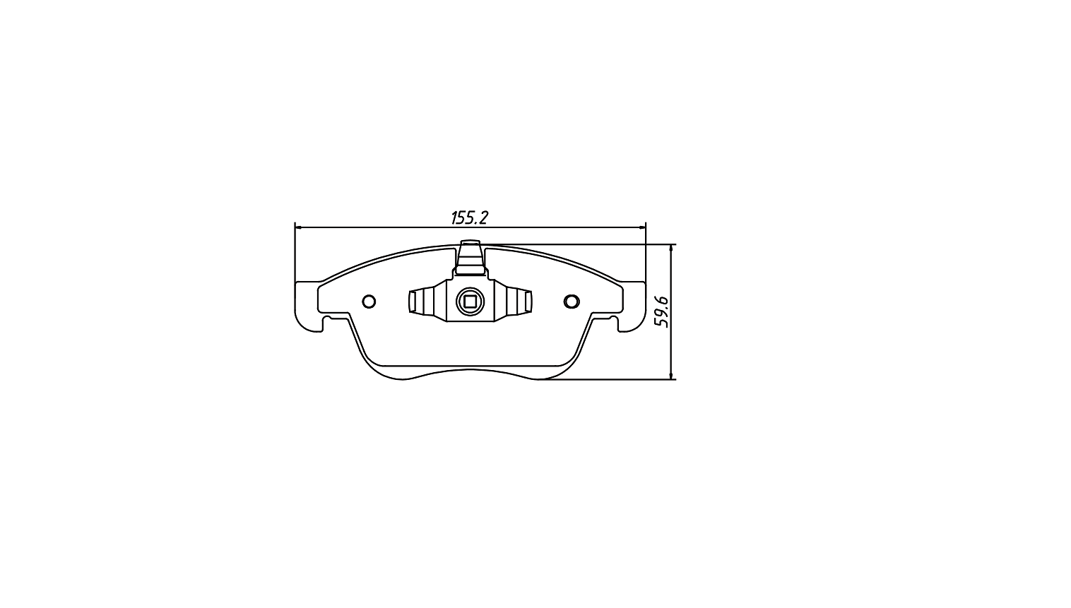 brake pad D1627 for RENAULT SCENIC III 2008- MEGANE III SERIES FLUENCE 2010-