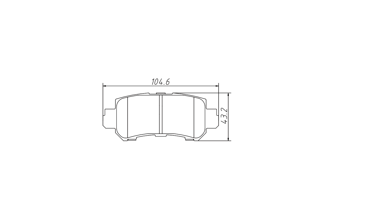 High OE compatibility brake pad D1624 for MAZDA CX-5 2011-