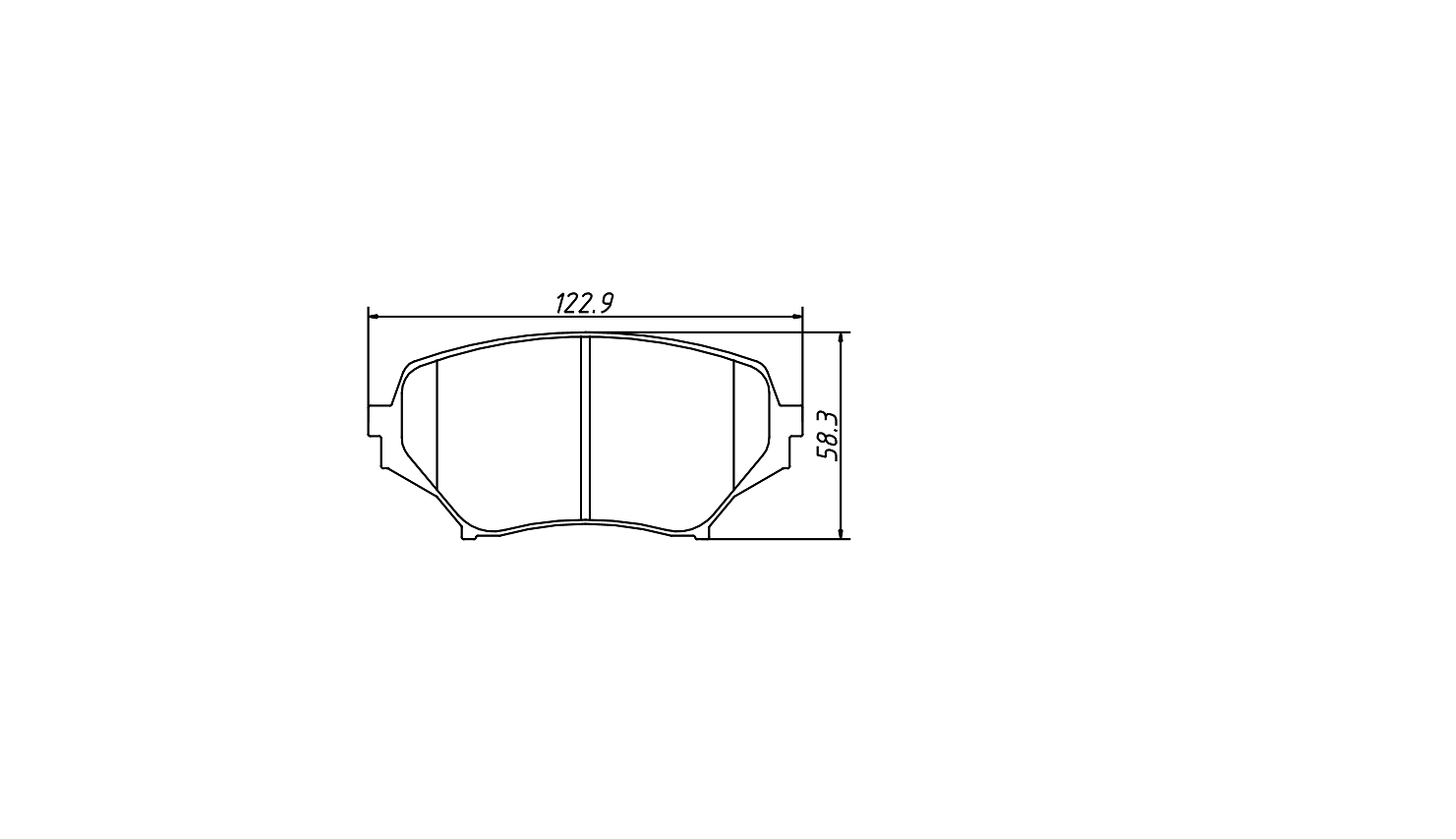 High OE compatibility brake pad D1179 for MAZDA MX-5 Miata 2006-2014