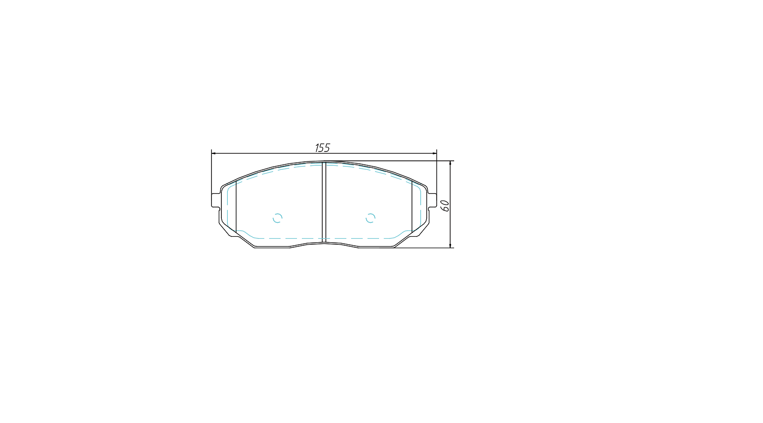 High OE compatibility brake pad GDB3343 for KIA SORENTO I 2002-