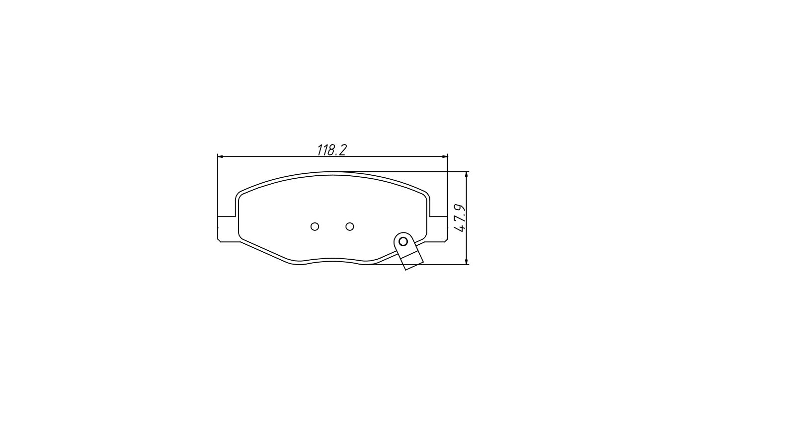 brake pad GDB7815 for CHERY A1 2006- COWIN 1 2010-2015 QQ6 2006-2013 RIICH M5