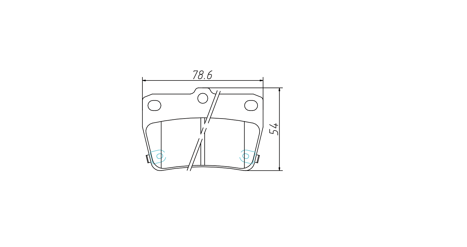 brake pad D1051 for CHERY TIGGO 2002-2013 TIGGO 3 2007- TOYOTA RV4 1994-2005