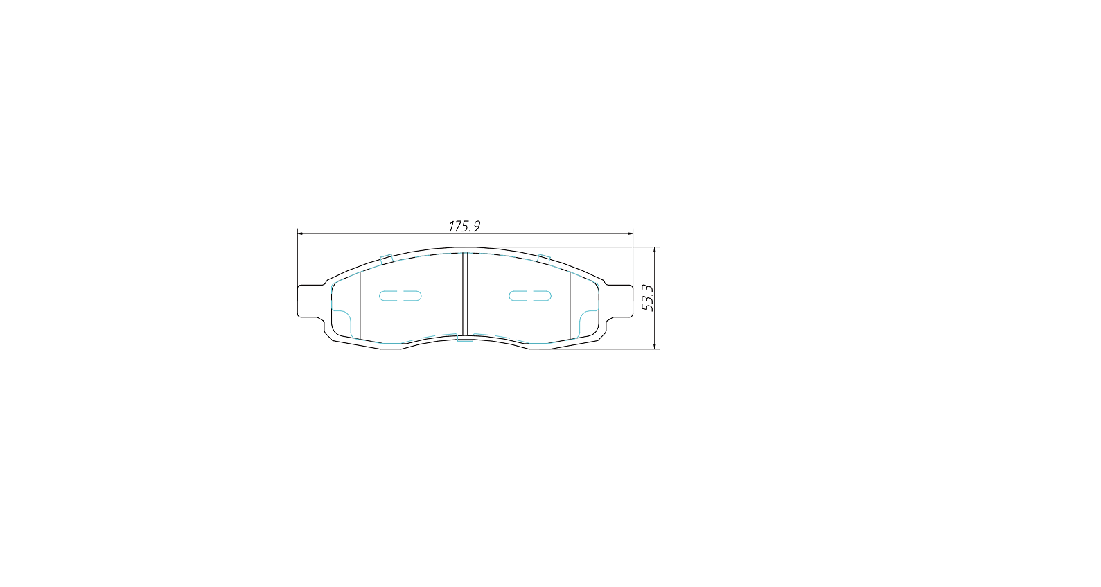 brake pad D1183 for INFINITI QX56 2005-2006 NISSAN Armada 2006 Titan 2005-2007