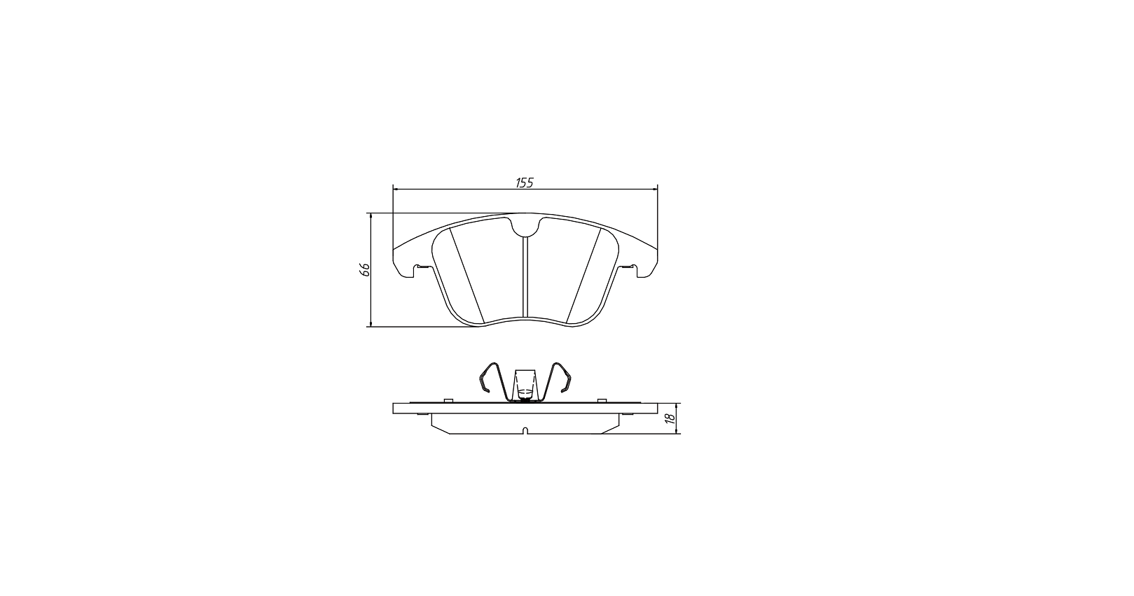 brake pad D1535  8K0698151A for AUDI  A4 Allroad A4 Avant 2007-2015 A4L